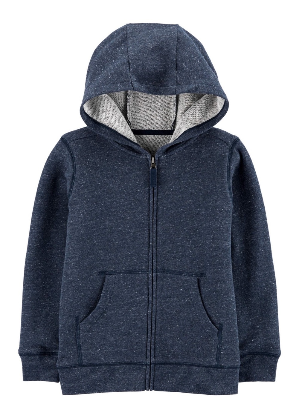 Carter’s Navy Zip-Up Hoodie Jacket - Classic Comfort in 4T